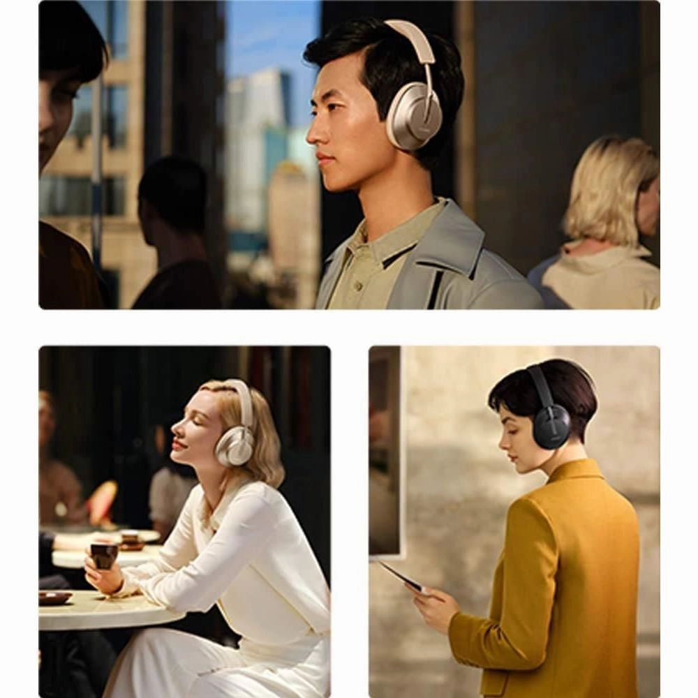 HUAWEI FreeBuds Studio, Wireless Intelligent Dynamic Active Noise Cancellation Headphones with Bluetooth, High Resolution Music and Fast Charging, Blush Gold