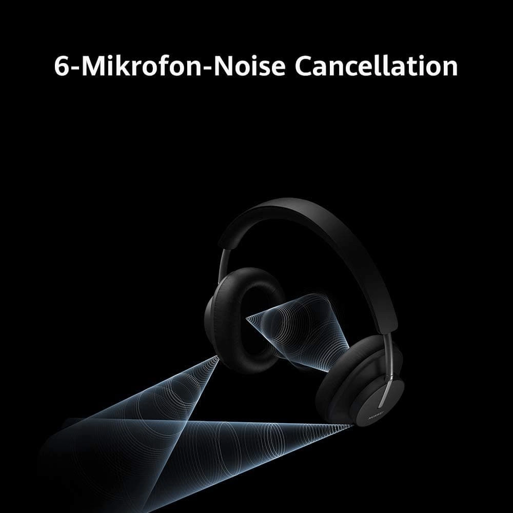 HUAWEI FreeBuds Studio, Wireless Intelligent Dynamic Active Noise Cancellation Headphones with Bluetooth, High Resolution Music and Fast Charging, Blush Gold