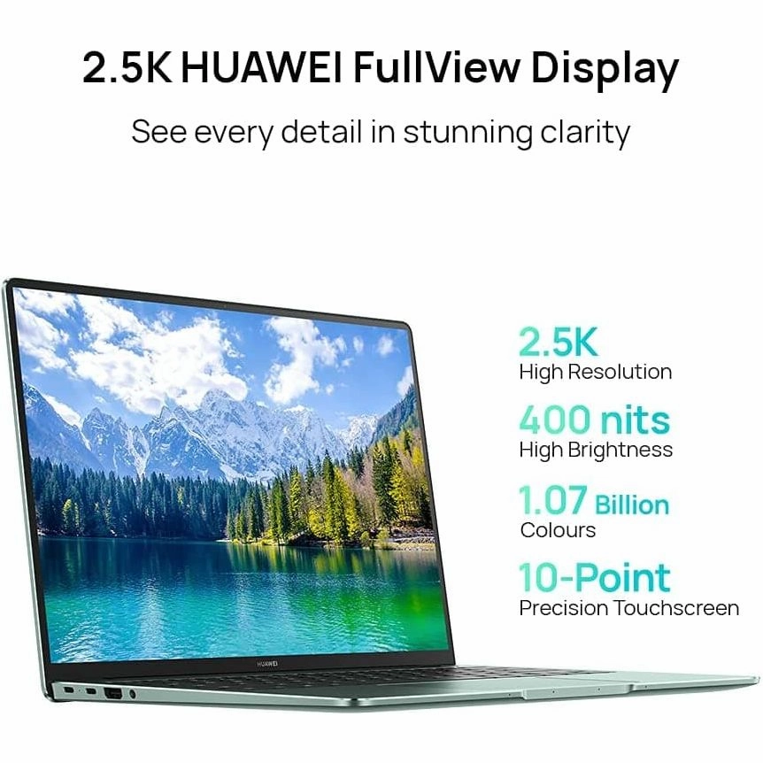 HUAWEI MateBook 14s,INTEL EVO,2.5K FullView Display,90 Hz Refresh Rate Touch Screen,11th Gen Intel Core I7H-Series Processor,16GB RAM,1TB SSD,Windows 10 Home - FREE Upgrade to Windows 11 - Space Grey