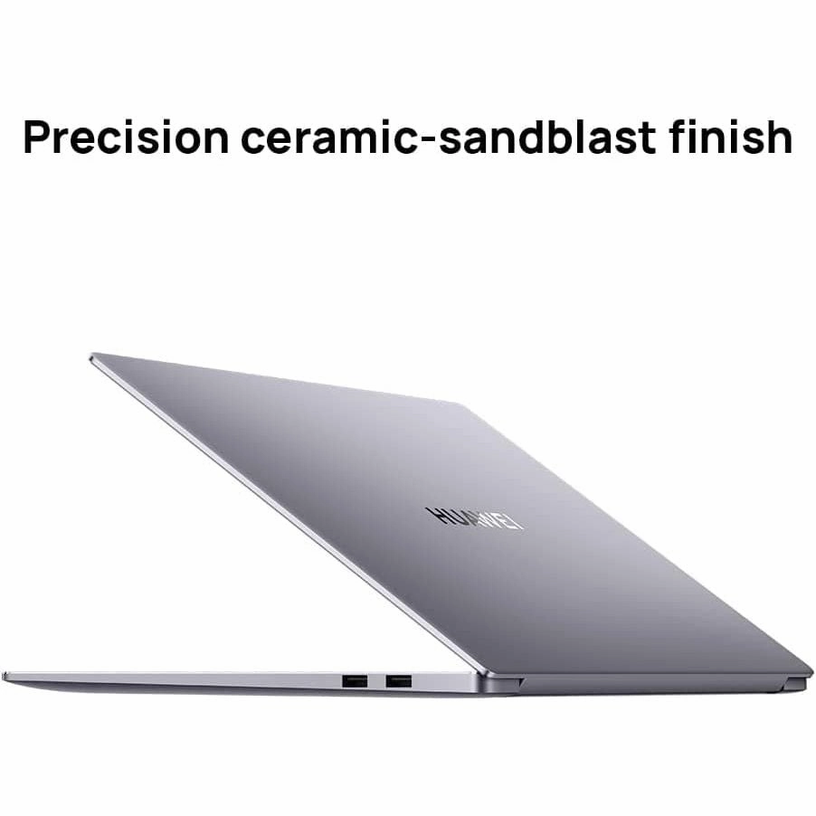 HUAWEI MateBook 16 Laptop, 16 inch 2.5K Full Display, AMD Ryzen 7 5800H, 16 GB RAM, 512 GB SSD, E= 1 colour accuracy, Wi-Fi 6, Dual Shark Fin fan cooling system,90 W,Windows 11,Space Grey