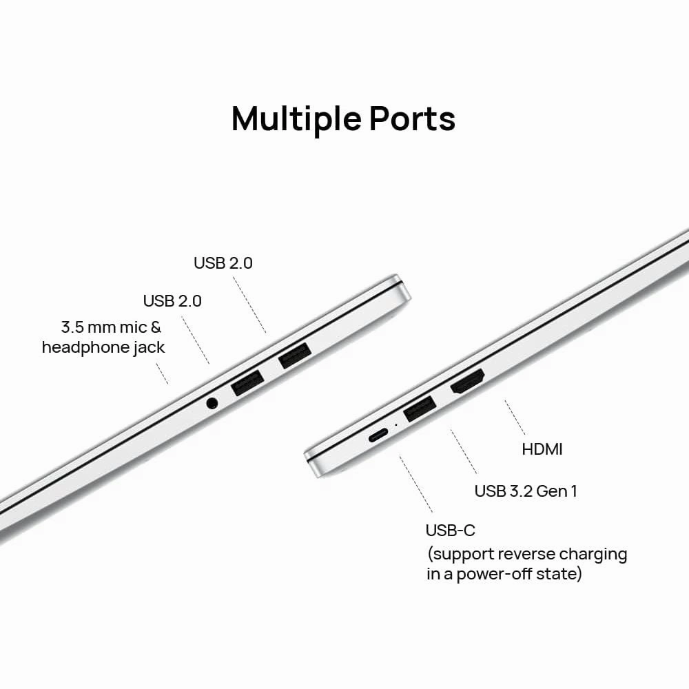 Huawei MateBook D15 - Ryzen 5 5500U, 8GB RAM, 512GB SSD, 15", Silver