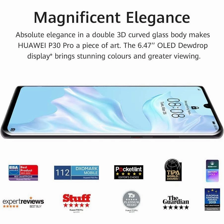 HUAWEI P30 Pro 128 GB 8 GB RAM- Midnight Black - Unlocked