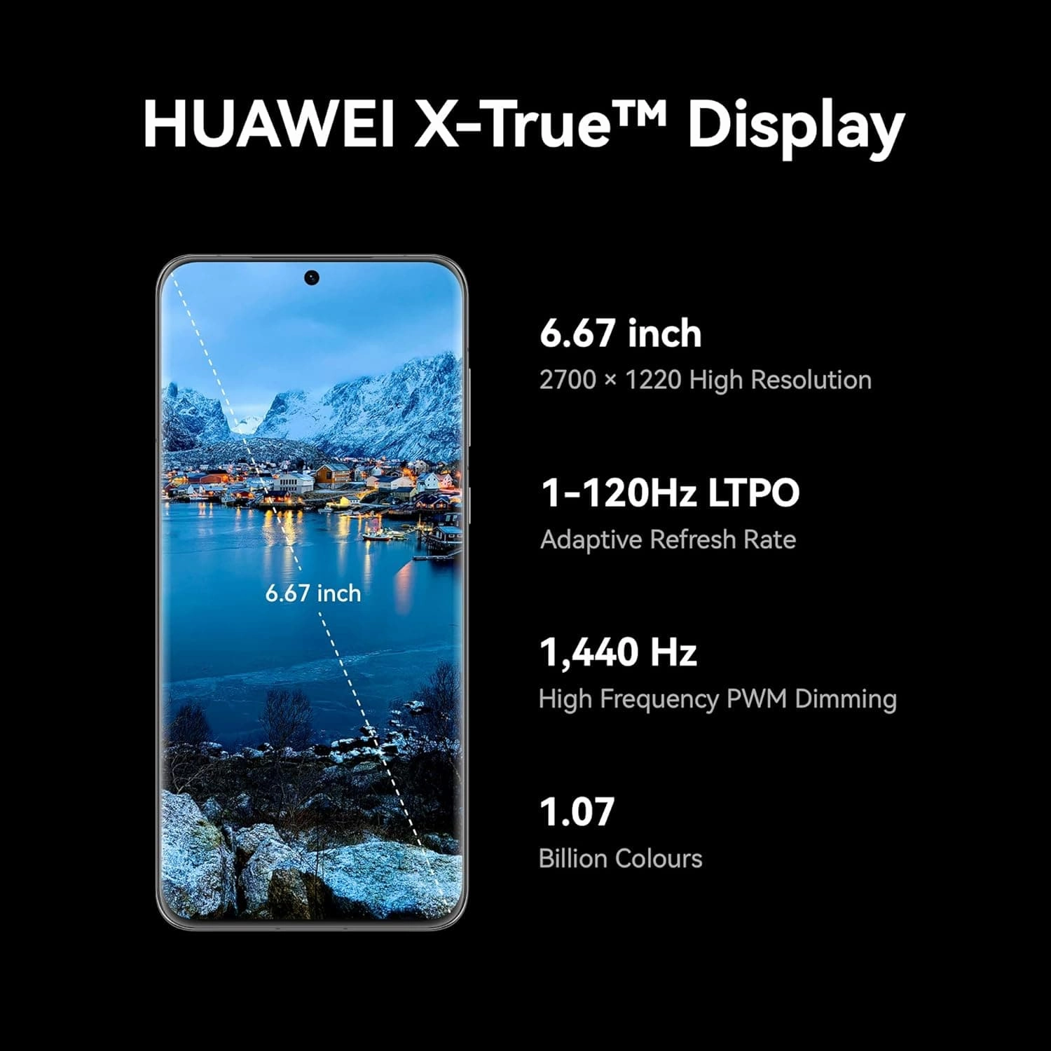 Huawei P60 Pro 4G - 8GB RAM, 256GB Storage, Dual Sim, Rococo Pearl, Unlocked