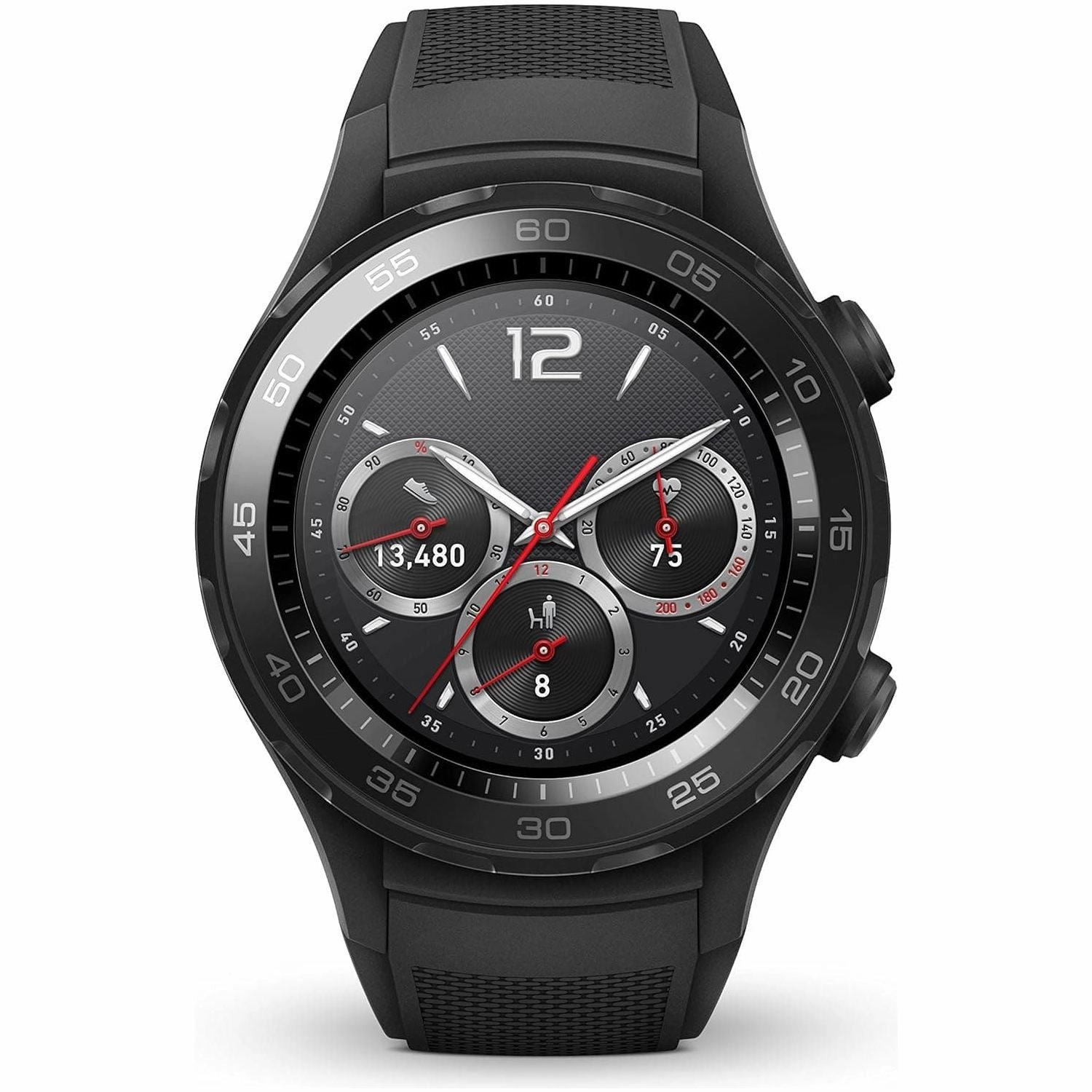 HUAWEI Watch 2 Sport Smartwatch, Fitness and Activities Tracker with Built-in GPS, Heart Rate, Music, Smart Notificatons, IP68-Life Waterproof - Black nintendo switch oled, nintendo switch deals, joy-con accessories