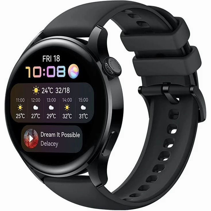 HUAWEI WATCH 3 | Connected GPS Smartwatch with Sp02 and All-Day Health Monitoring | 14 Days Battery Life - Black Fluoroelastomer Strap xbox controllers, xbox headset wireless, xbox series games