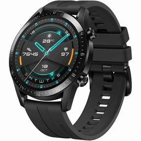 HUAWEI Watch GT 2 (46 mm) Smart Watch, 1.39 Inch AMOLED Display with 3D Glass Screen, 2 Weeks Battery Life, GPS, 15 Sport Modes, 3D Glass Screen, Bluetooth Calling Smartwatch, Matte Black nintendo switch oled, nintendo switch deals, joy-con accessories