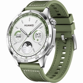 Huawei Watch GT 4 - 46mm  Smartwatch with 2-Week Battery, Fitness & Health Tracking, GPS, Compatible with Android & iOS, Green Woven nintendo switch oled, nintendo switch deals, joy-con accessories