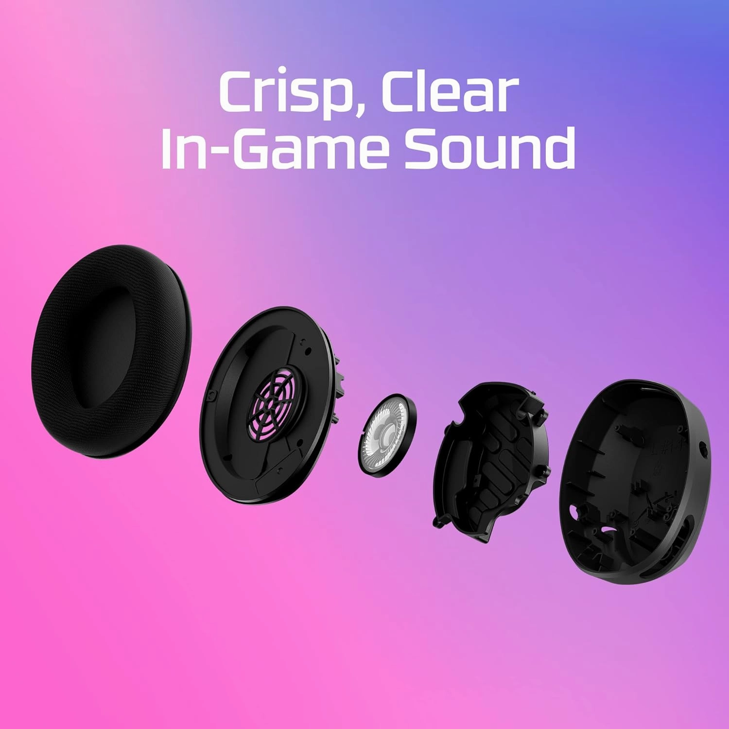 HYPERX Cloud Stinger 2 Core Lightweight Gaming Headset - 40mm Drivers, DTS Headphone Spatial Audio, Rotating Mute Microphone, for PC