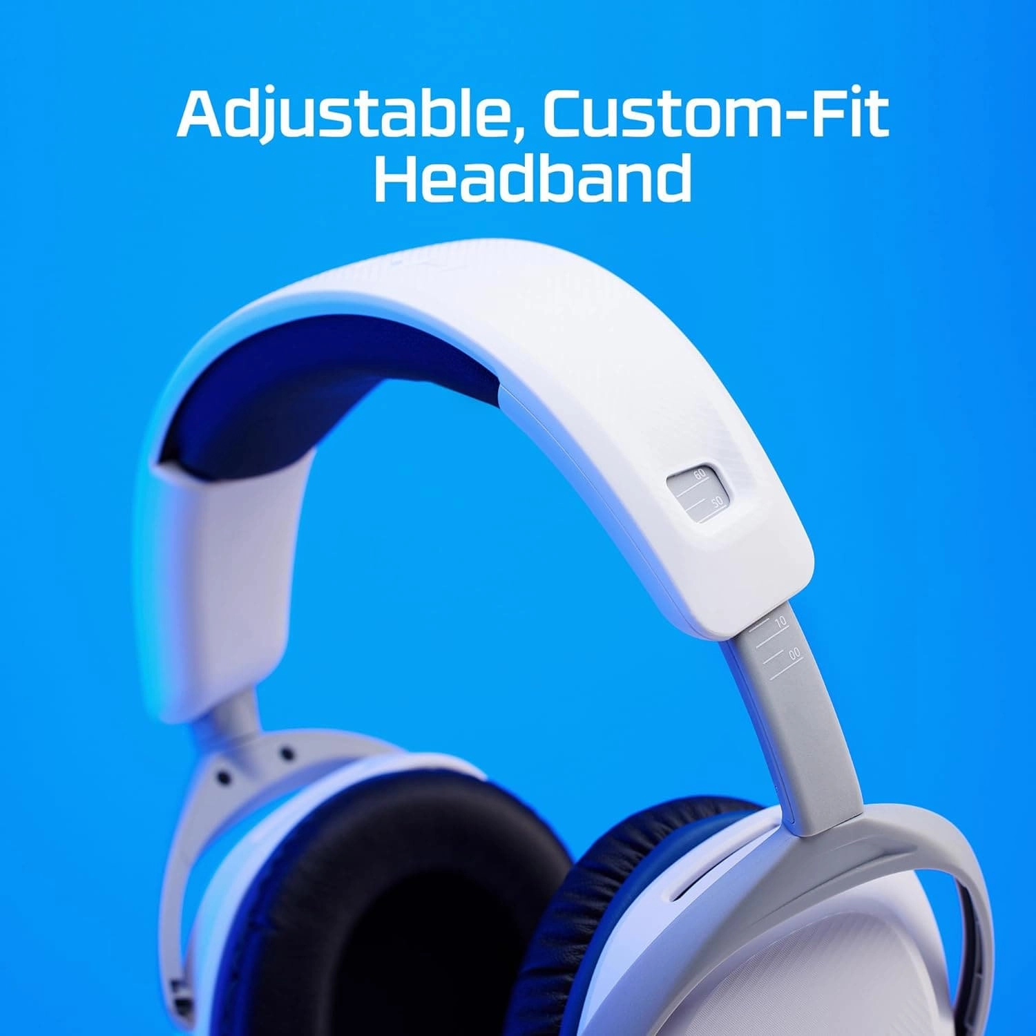 HyperX Cloud Stinger 2  Gaming Headset for PlayStation, Signature Comfort, Adjustable Headband, Wired, White