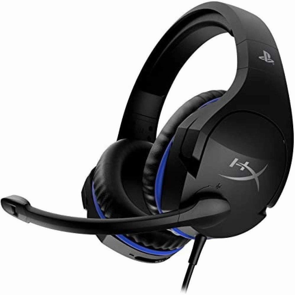HyperX Cloud Stinger  Gaming Headset - Black-Blue earbuds and headphones, true wireless earbuds, noise cancelling earbuds