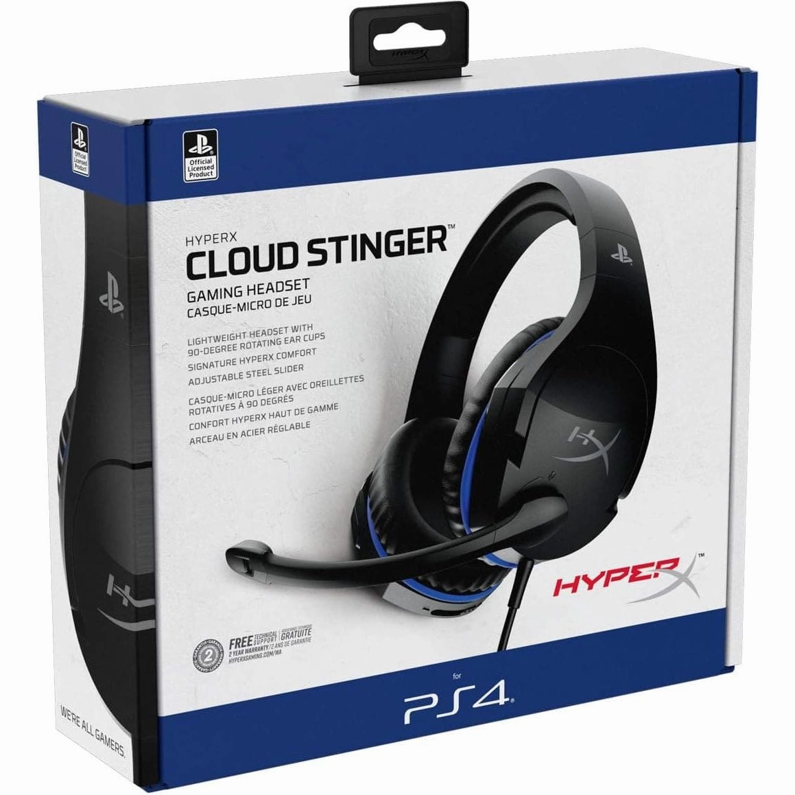 HyperX Cloud Stinger  Gaming Headset - Black-Blue