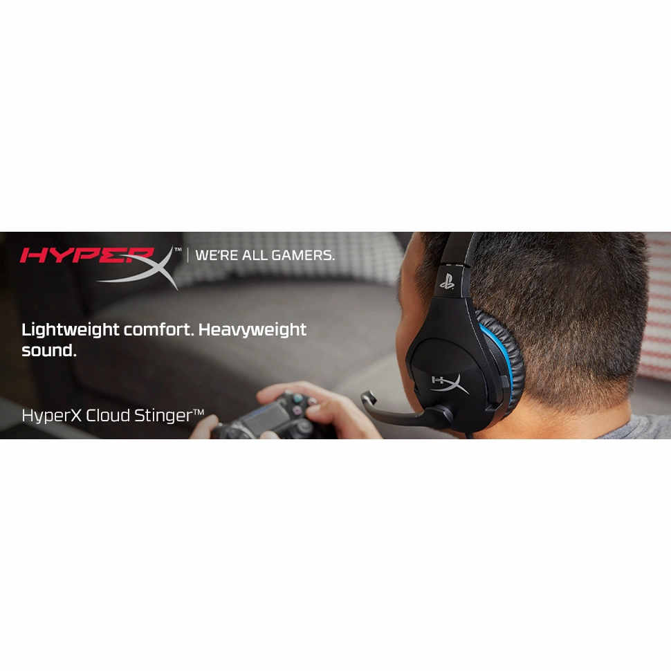 HyperX Cloud Stinger  Gaming Headset - Black-Blue