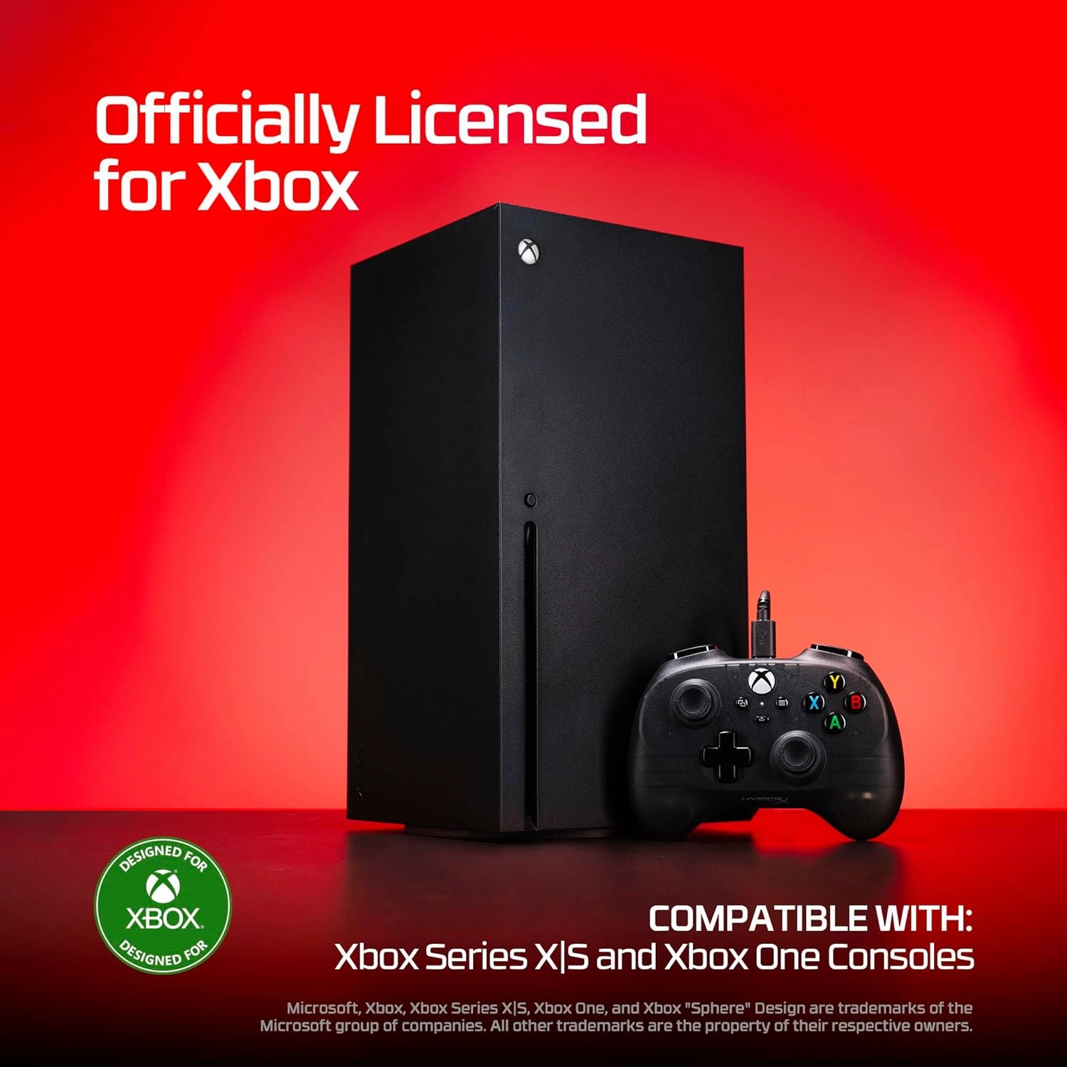 HyperX Clutch Tanto  Mini Wired Gaming Controller for Xbox Series X|S, Licensed, Compact, Full-Featured, Black
