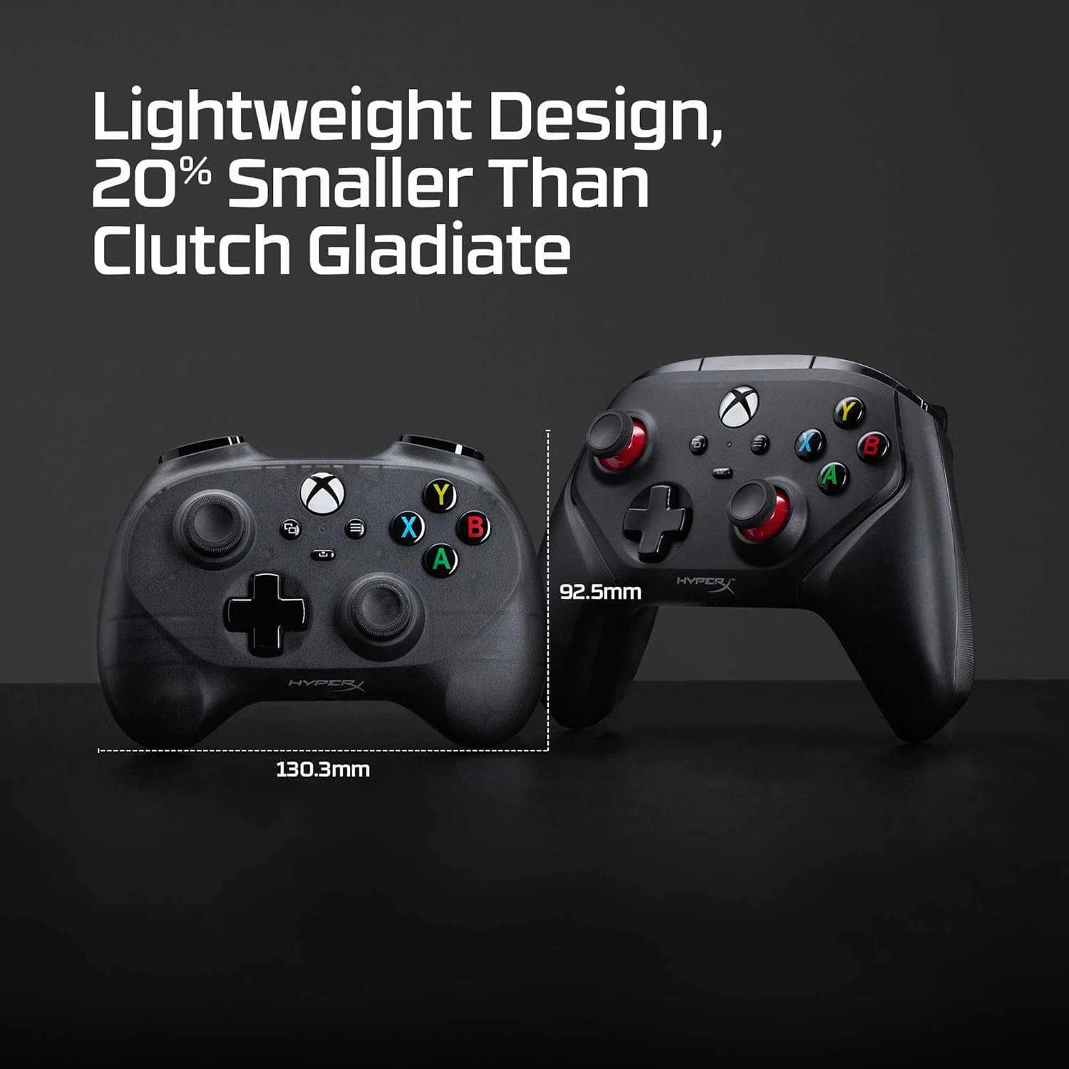 HyperX Clutch Tanto  Mini Wired Gaming Controller for Xbox Series X|S, Licensed, Compact, Full-Featured, Black