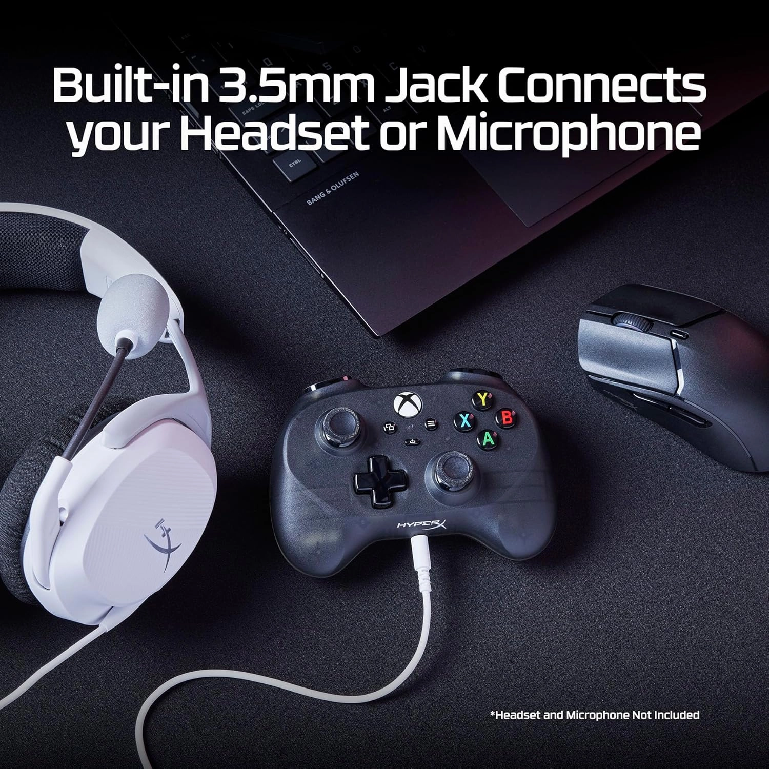 HyperX Clutch Tanto  Mini Wired Gaming Controller for Xbox Series X|S, Licensed, Compact, Full-Featured, Black