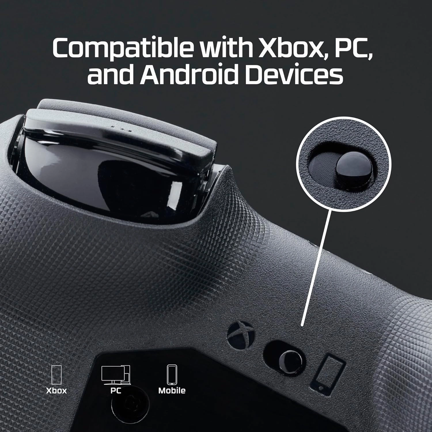 HyperX Clutch Tanto  Mini Wired Gaming Controller for Xbox Series X|S, Licensed, Compact, Full-Featured, Black