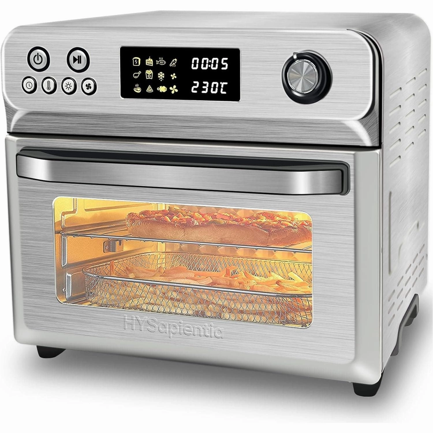 HYSapientia 24L Air Fryer Oven With Rotisserie Large XXL Digital Knob 1800W 10 in 1 airfryer Countertop Convection Mini Oven electric and grill, Double-layered Glass Door phone accessories, mobile phone cases, best charging cable