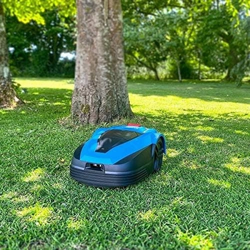 Hyundai Robot Lawnmower, 625sq Metre, 180mm Cutting Width, 7 Cutting Heights, Self-mulching, Smart Mowing Functionality Robot Mower