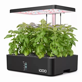 IDOO Home Hydroponics Herb Garden Growing Kit - Black phone accessories, mobile phone cases, best charging cable