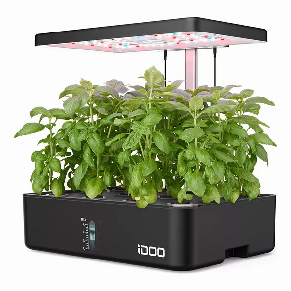 IDOO Home Hydroponics Herb Garden Growing Kit - Black phone accessories, mobile phone cases, best charging cable