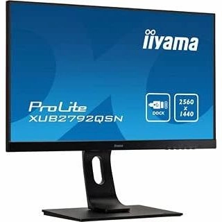 iiyama 27" IPS Monitor, HDMI/DisplayPort, Built-in Speakers, Adjustable Stand - XUB2792QSN