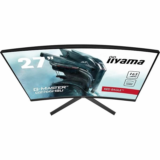 iiyama G-Master Curved 1500R 27 Inch VA LCD, 2 x HDMI, 1 x DisplayPort, USB x 2, 2 x 2W Speaker G2766HSU-B1