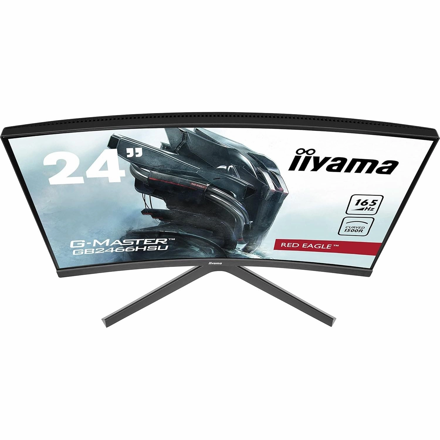 iiyama G-Master Curved 23.6 Inch Full HD,HDMI/DisplayPort, Built-in Speakers, Adjustable Stand-GB2466HSU-B1