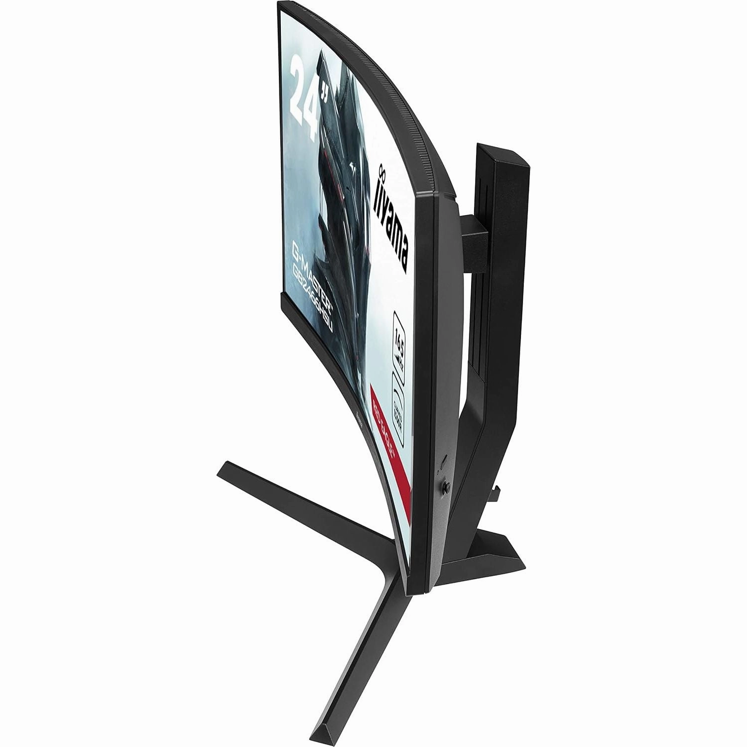 iiyama G-Master Curved 23.6 Inch Full HD,HDMI/DisplayPort, Built-in Speakers, Adjustable Stand-GB2466HSU-B1