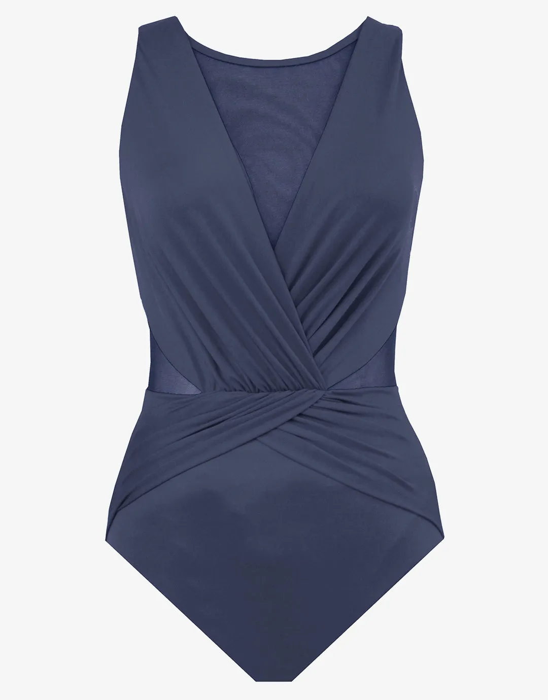 Illusionist Crossover Swimsuit - Midnight