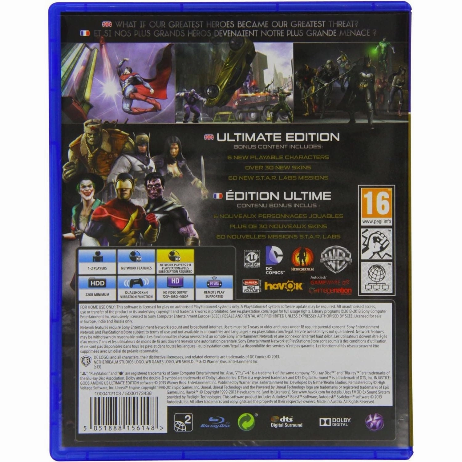 Injustice Gods Among Us Ultimate Edition (PS4)