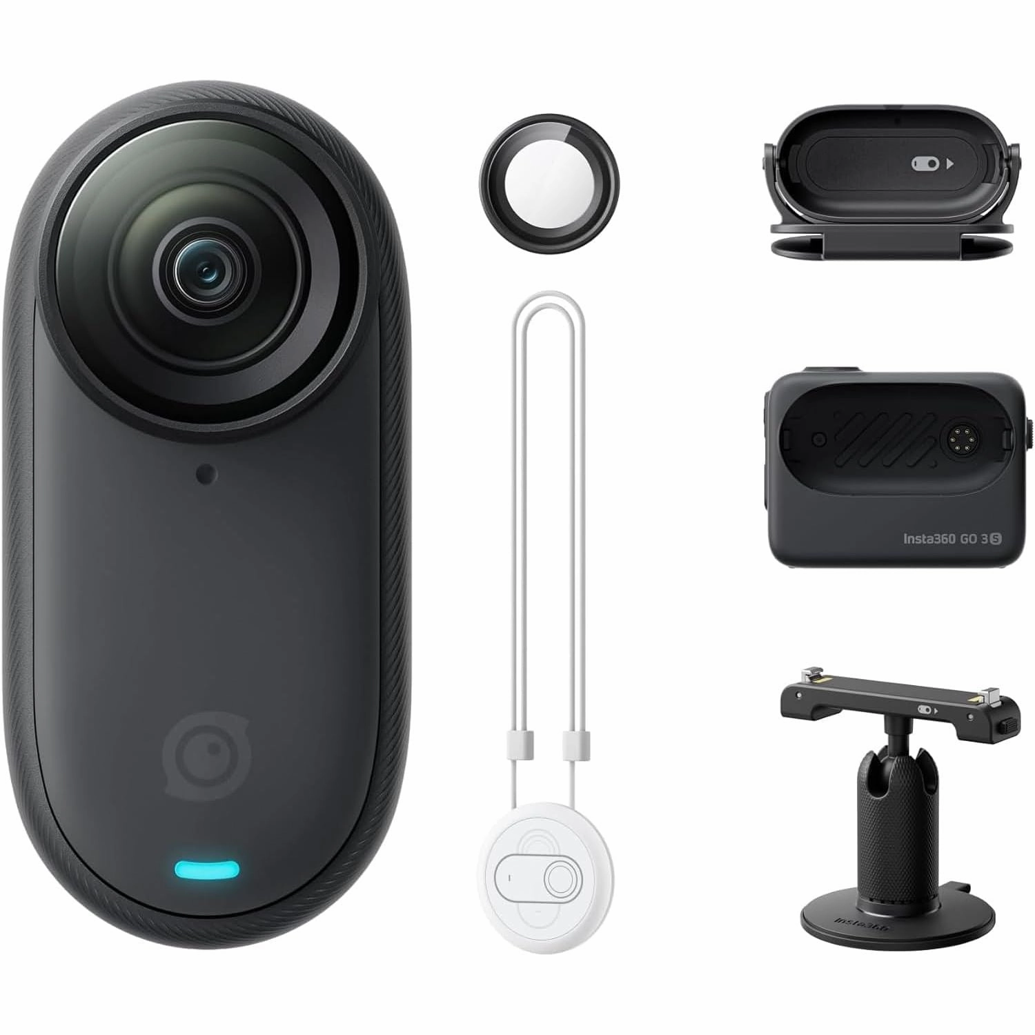 Insta360 GO 3S Standard Edition - 128GB, Midnight Black camera and photography, photography gear, professional camera kits