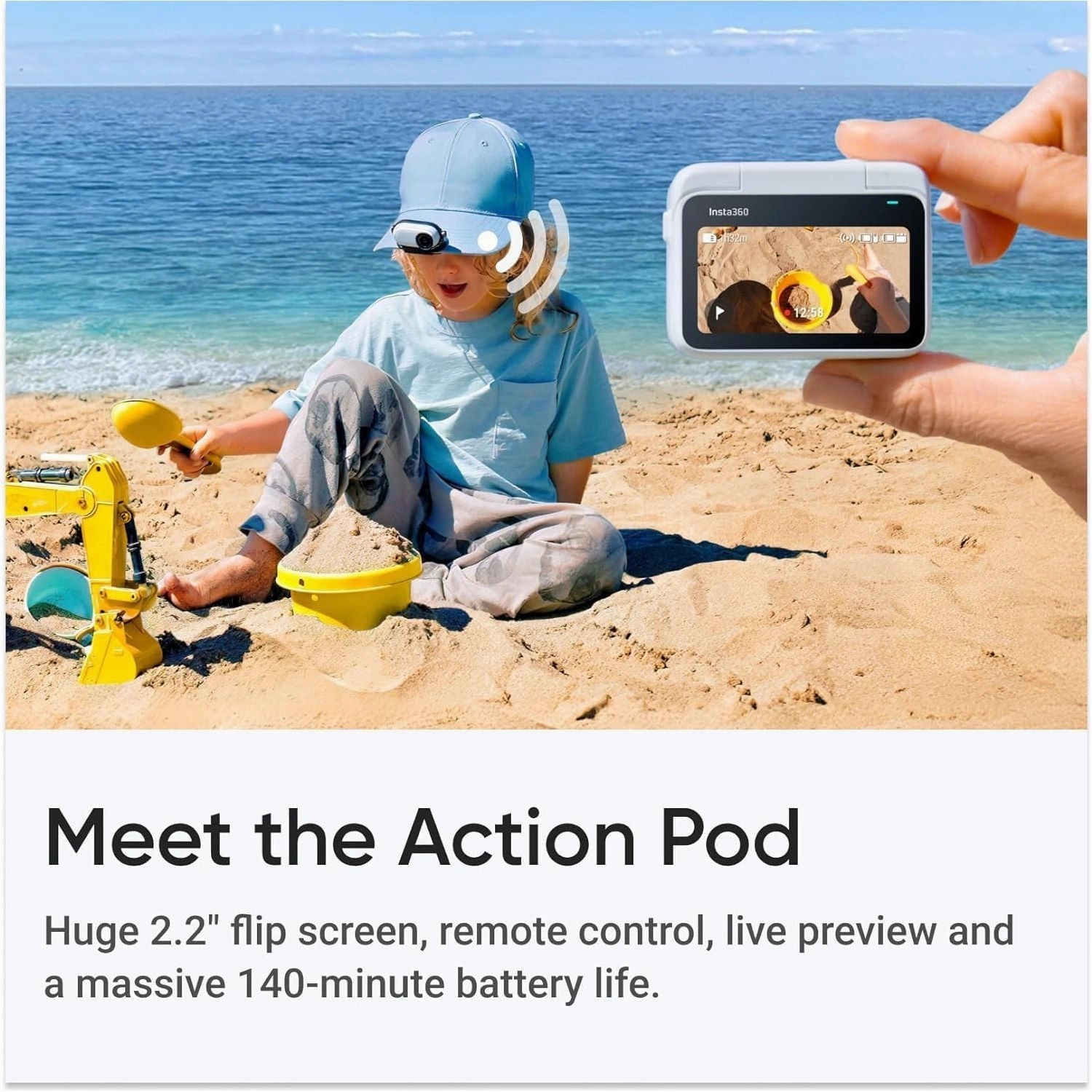 Insta360 GO 3S Standard Edition - 128GB, Midnight Black
