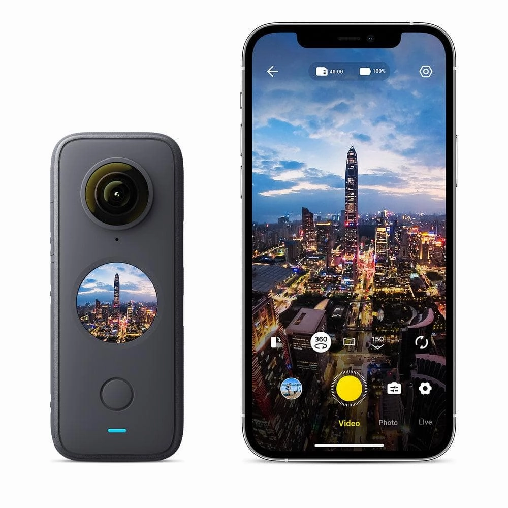 Insta360 ONE X2 360 Degree Digital Pocket Camera - Black