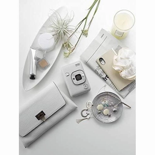 instax hybrid Instant Camera and Printer, Bluetooth, Stone White, LiPlay