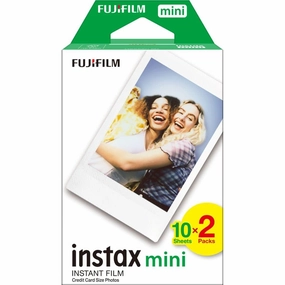 INSTAX Mini Instant Film - 20 Shots, White Border, All Mini Cameras camera and photography, photography gear, professional camera kits
