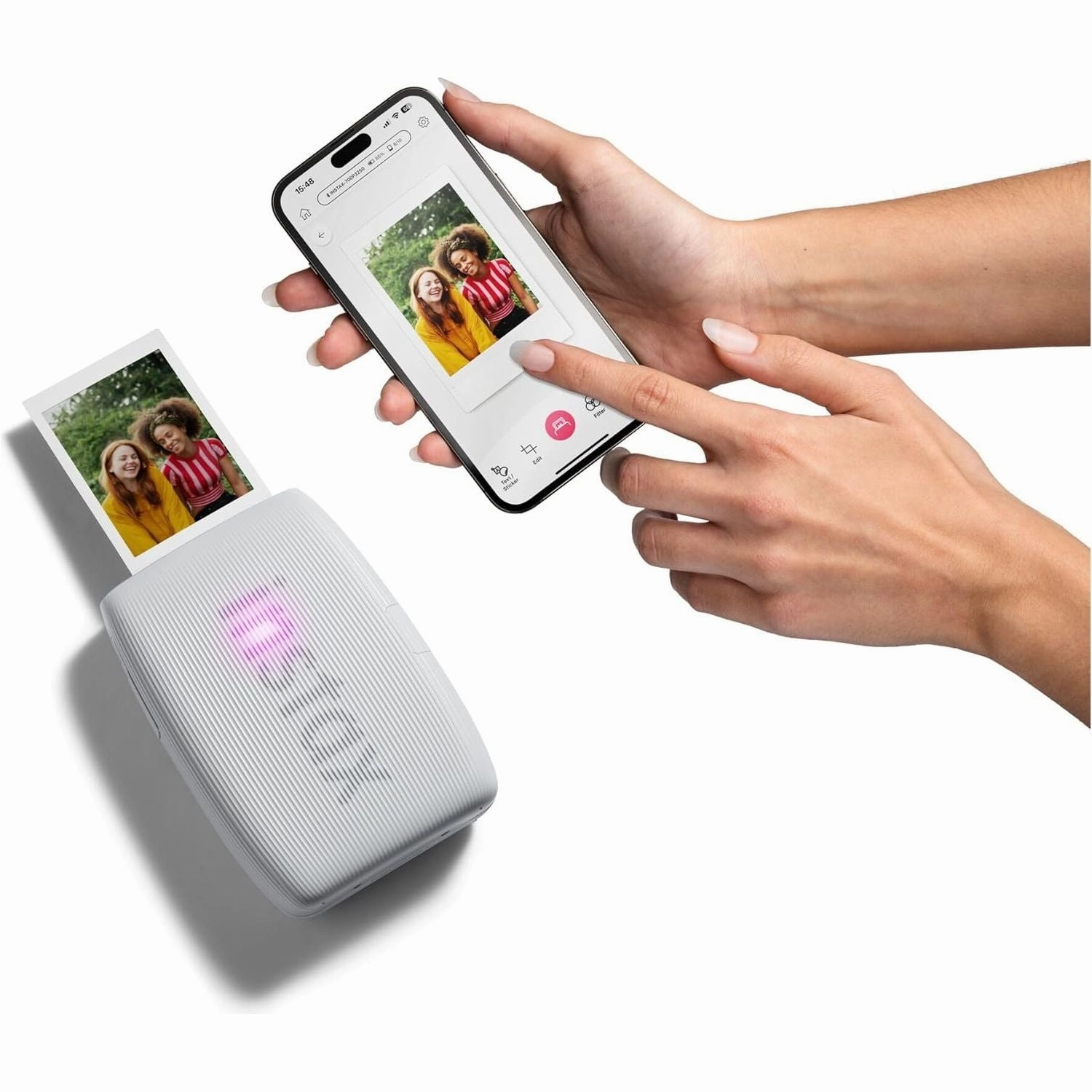 INSTAX mini LINK 3 smartphone photo printer, Clay White