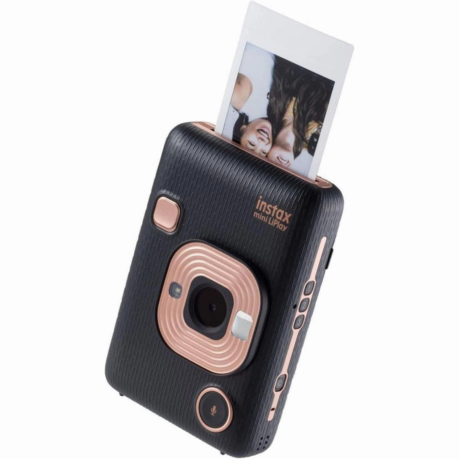 instax mini LiPlay 2-in-1 hybrid instant photo camera and printer with 2.7 inch LCD screen, mini film formT, ELEGANT BLACK