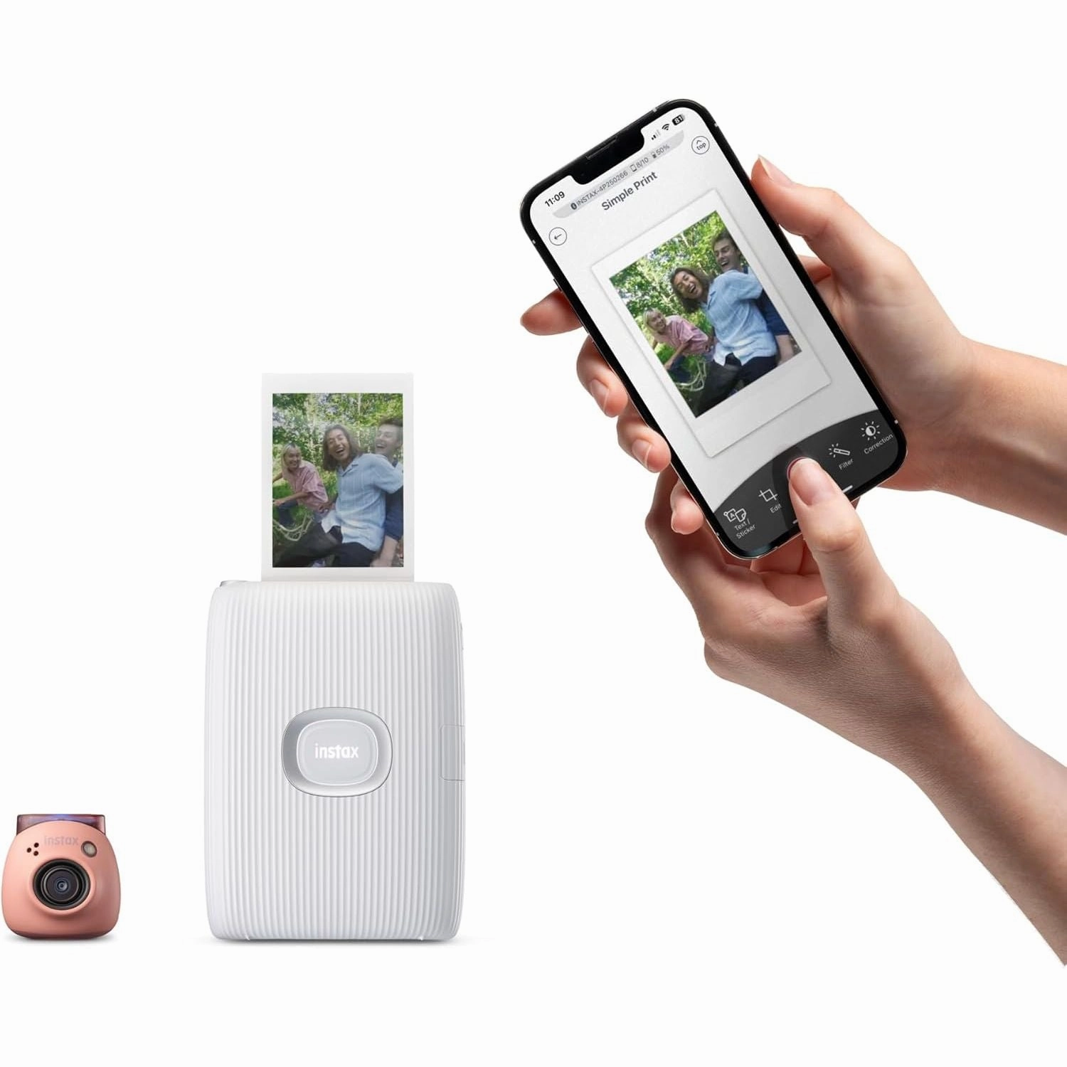 INSTAX PAL, Powder Pink Digital Camera