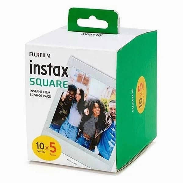 Instax Square Film White Border - 50 Shot Pack
