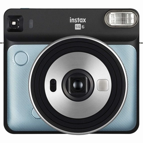 Instax Square SQ6 Instant Camera - Aqua Blue, 5 Shooting Modes, Built-In Flash, Automatic Exposure camera and photography, photography gear, professional camera kits