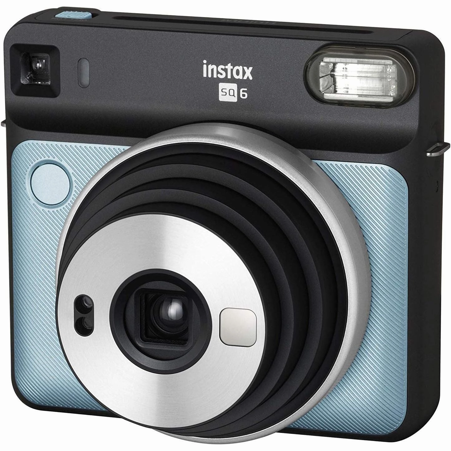 Instax Square SQ6 Instant Camera - Aqua Blue, 5 Shooting Modes, Built-In Flash, Automatic Exposure