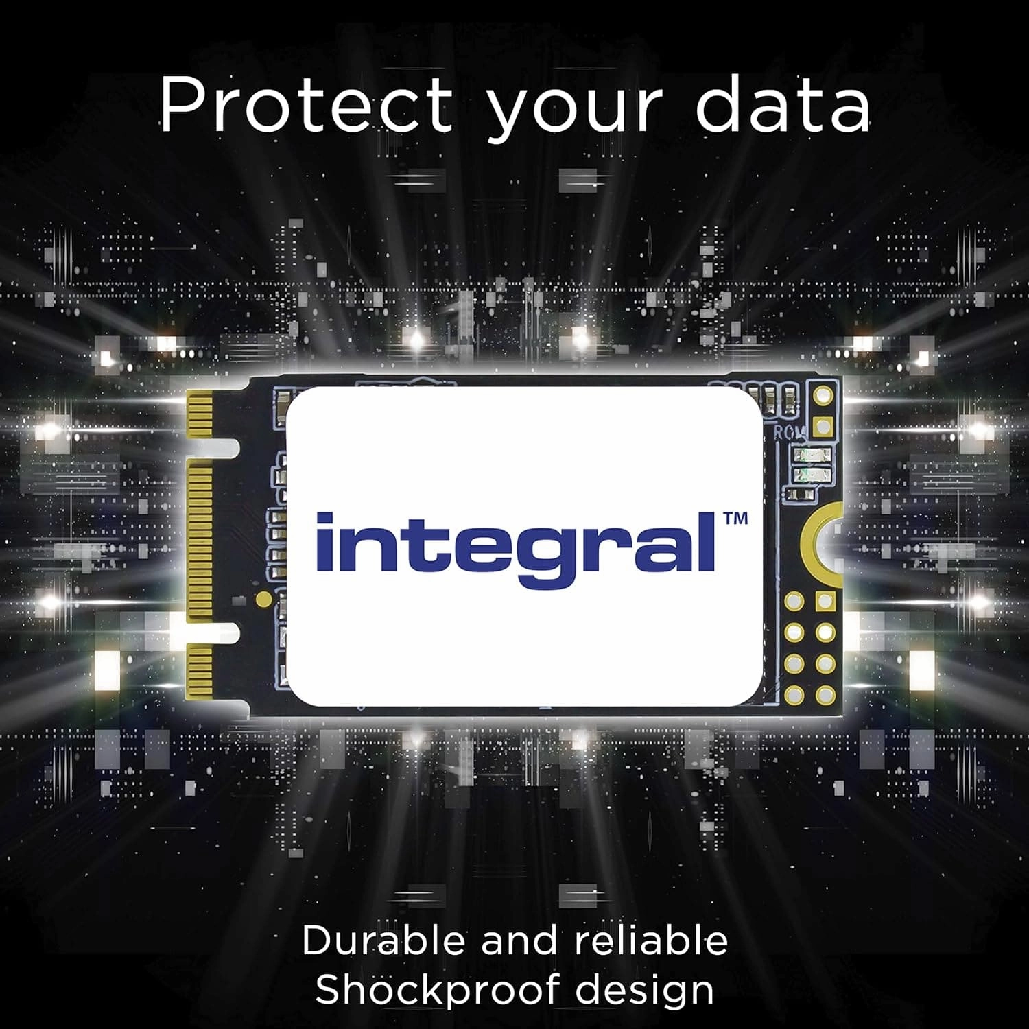Integral 128GB M.2 SATA III 2242 Internal SSD, up to 480MB/s Read 400MB/s Write