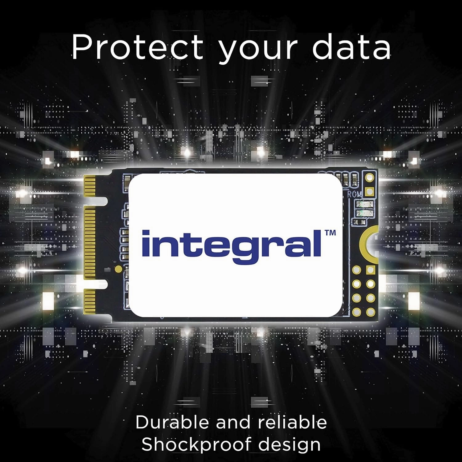 Integral 128GB M.2 SATA III 2242 Internal SSD, up to 480MB/s Read 400MB/s Write