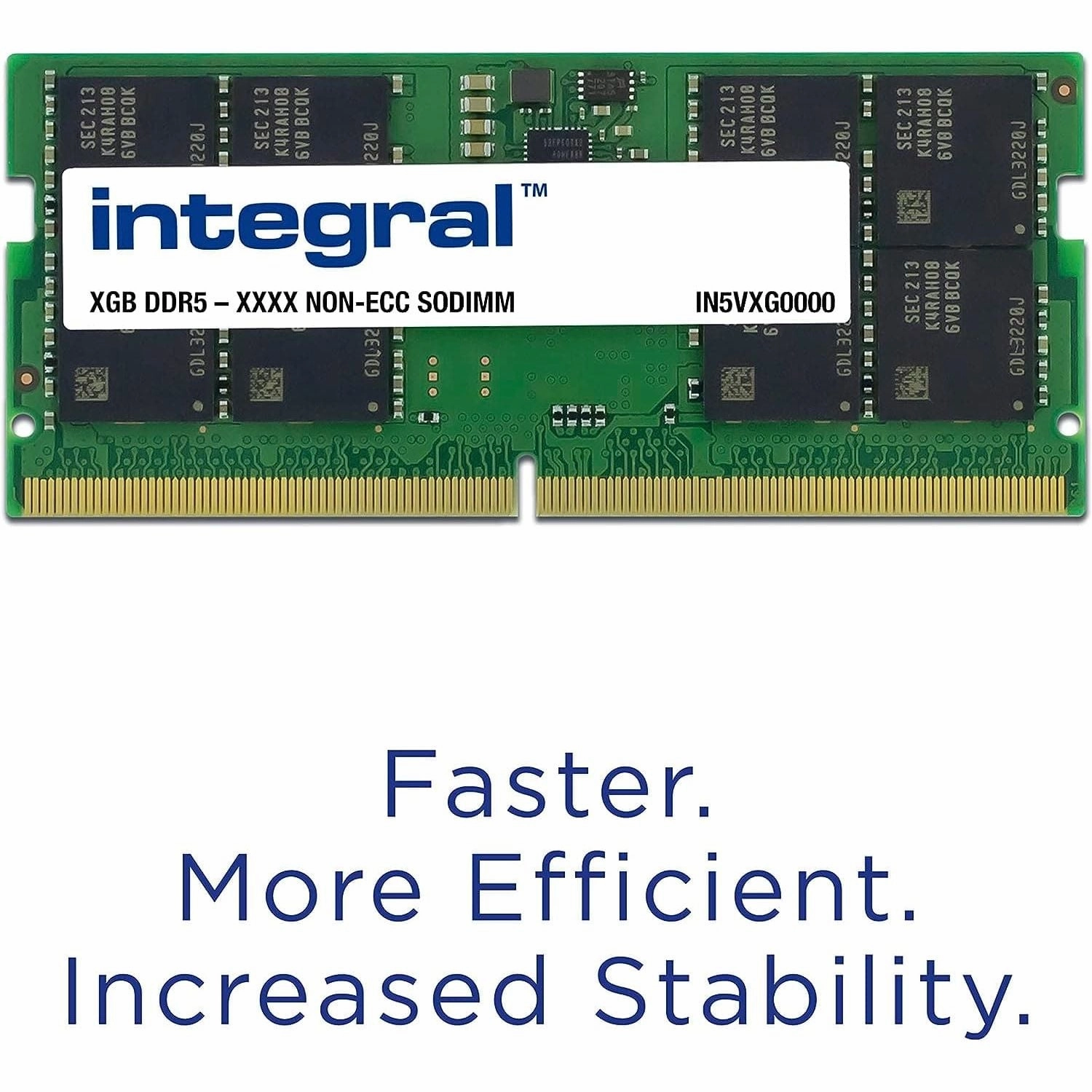 Integral 16GB DDR5 RAM 4800MHz SODIMM Laptop/Notebook/Macbook PC5-38400 Memory