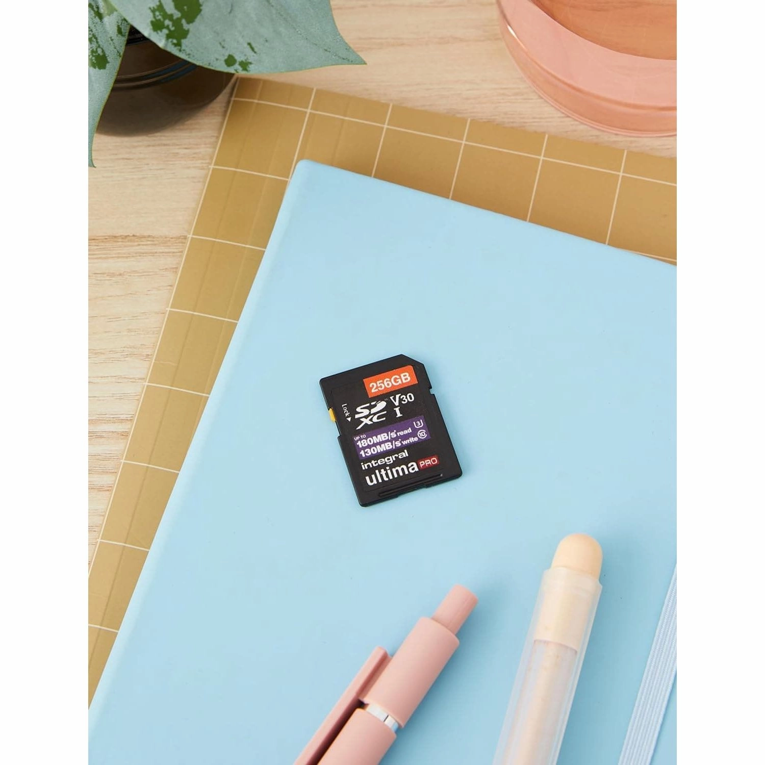 Integral 256GB SD Card 4K Video Read Speed 180MB/s and Write Speed 130MB/s SDXC V30 U3 180-V30 Our Fastest Ever High Speed SD Memory Card