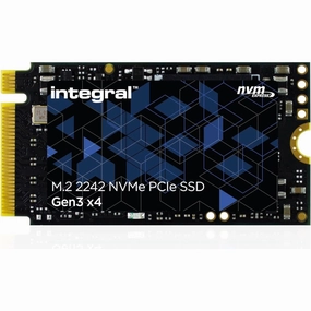 Integral 512GB M.2 NVMe 2242 PCIe Gen3 x4 SSD C READ speed up to 3300MB/s, WRITE speed up to 2700MB/s C Internal Solid State Drive. PC, NUC, Ultra-thin laptop and tablet compatible desktop computers, gaming desktop pc, all in one desktop deals