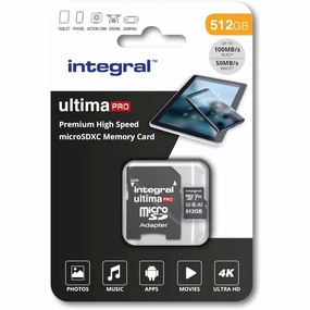 Integral 512GB Micro SD Card 4K Video Premium High Speed Memory Card SDXC Up to 100MB s Read Speed and 50MB s Write speed V30 C10 U3 UHS-I A2 computing devices, pc accessories, cheap computer online
