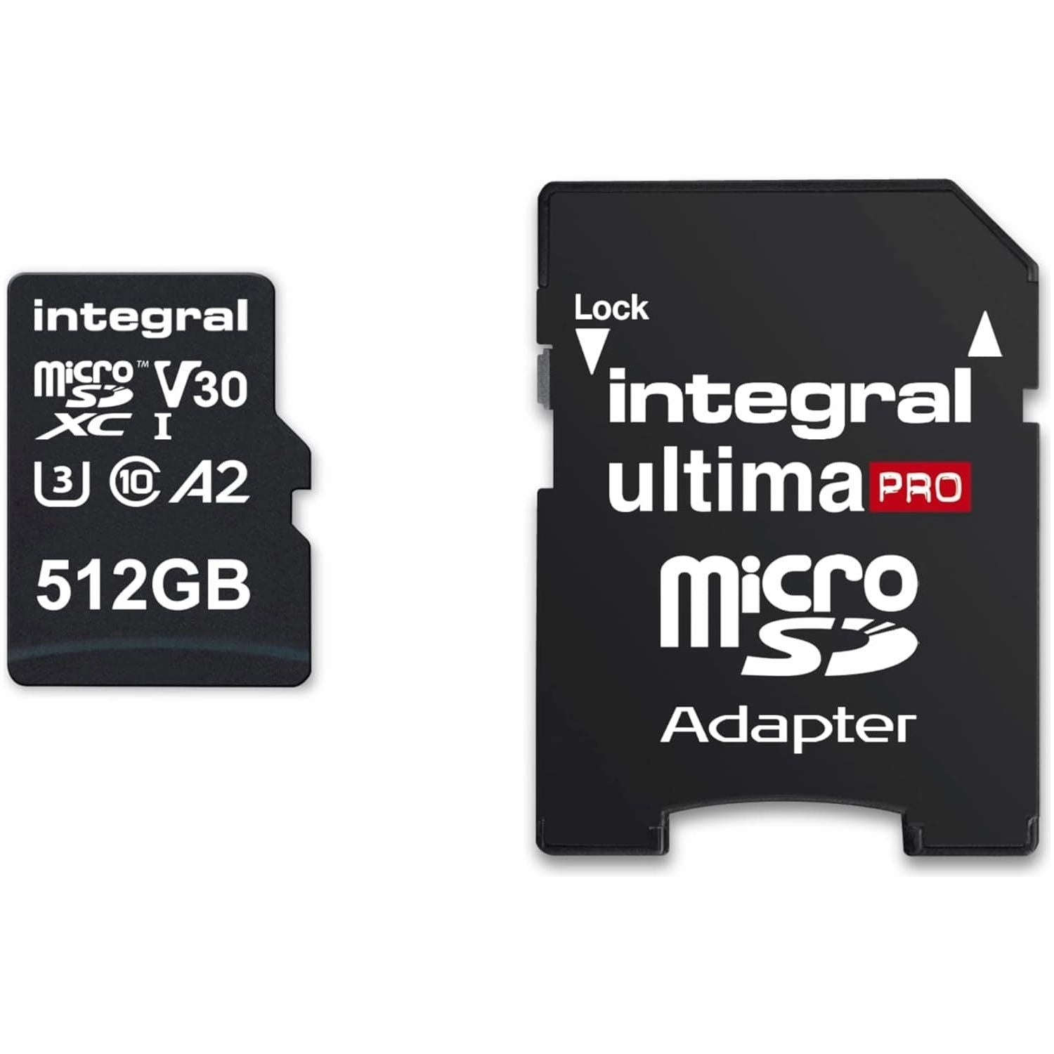 Integral 512GB Micro SD Card 4K Video Premium High Speed Memory Card SDXC Up to 100MB s Read Speed and 50MB s Write speed V30 C10 U3 UHS-I A2