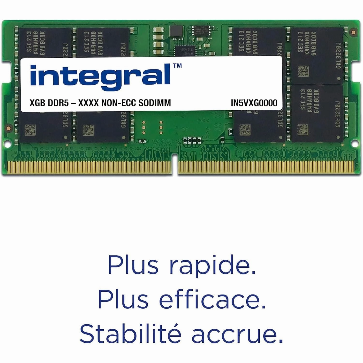 Integral 8GB DDR5 SO-DIMM RAM 5600MT/s PC5-44800 CL46 Laptop/Notebook/Macbook/NUC Memory Module