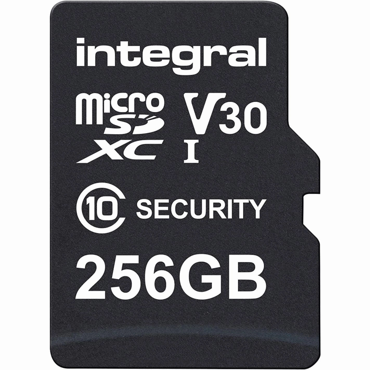 Integral Micro SD Security Card 256GB for Dash-Cams, Home Cams, CCTV, Body Cams and Drones. Extended lifetime and reliable recording time after time with High Endurance